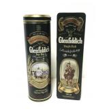 GlenFiddich single malt scotch whiskey tin pair
