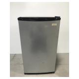 Magic Chef silver & black mini fridge