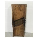 Old primitive cabbage shredder
