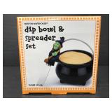 Halloween witch dip bowl & spreader set