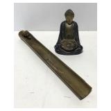 Buddha & bamboo incense burners