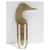 Brass duck book mark