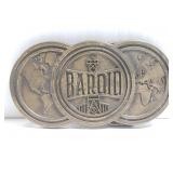 Metal Baroid belt buckle