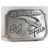 Metal Remington belt buckle