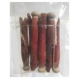 Old vintage wood childrens clothes pins