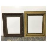Two large antique art picture frames