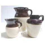 Crock pitcher trio