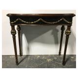 Ornate tall hallway table