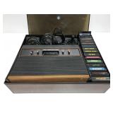 Complete vintage Atari video game system