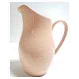 Mid century pink ceramic pitcher