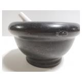 Marble mortar and pestle