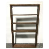 Primitive wall display rack