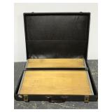 Small drafting table top in carry case
