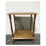 Small wood end table