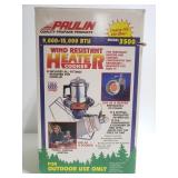 Wind resistant heater or cooker