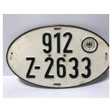 Foreign license plate pair