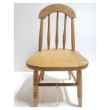 Vintage wood childrens chair