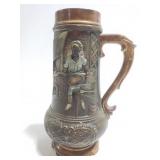 Signed ceramic pitcher vase