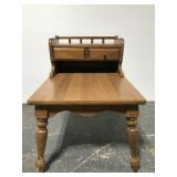 Two tiered end table w/ drawer