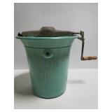 Vintage metal and fiberglass icecream maker