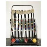 Vintage croquet set