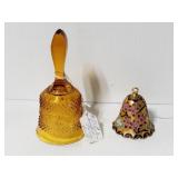 Glass and metal bells duo