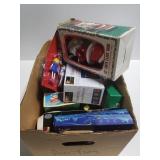 Assorted vintage christmas decor