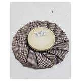 Small black and white checkered ice cap