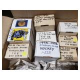 Various sets of hockey cards 1990-1995