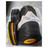 Large collection of 45rpm vinyl records