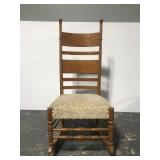 Vintage maple wood rocking chair