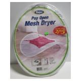 Pop open mesh dryer