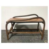 Mid century modern Ritts rattan side table