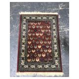 Vintage Belgium Hamadan small rug