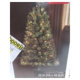 New 4ft pre lit Christmas tree in box