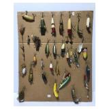 Vintage fishing lure collection