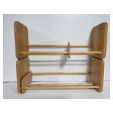 Napa valley book or wine rack pair