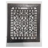 Old cast iron grate piece
