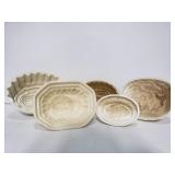 Old vintage ceramic molds