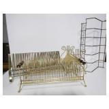 Metal vinyl record holders or mail sorters