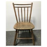 Old primitive wood chair