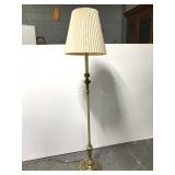 Brass floor lamp