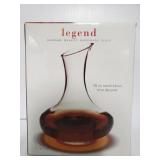 New Legend mouth blown wine decanter