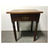 Vintage side table / night stand with drawer