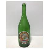 Vintage tall green glass Red Tail Ale bottle