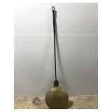 Large antique bed warmer