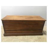 Handcrafted wood chest w/ dovetail joints