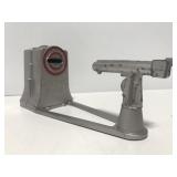 Vintage metal atomic bank toy