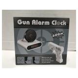 Gun alarm clock