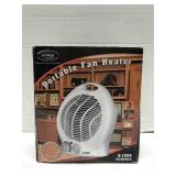 Portable fan heater